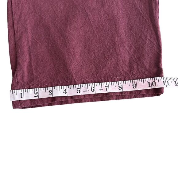 Free People FP One | Imogen Wide Leg Crop Pants in Raspberry, Size 14 - Picture 9 of 9
